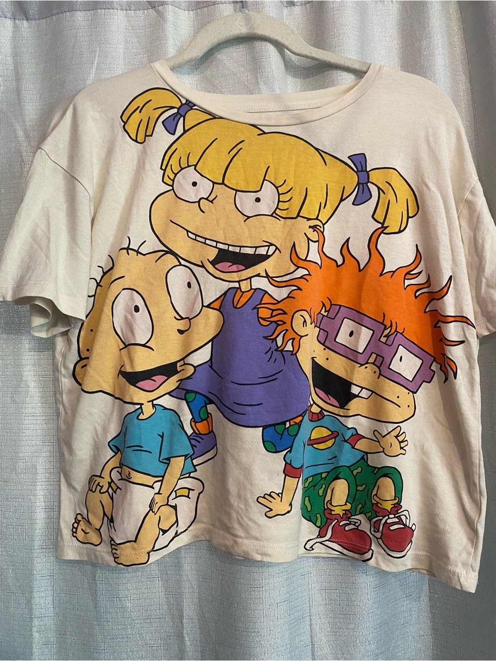 2020 Nickelodeon Rugrats Cropped Short Sleeve Graphic Tee T-shirt